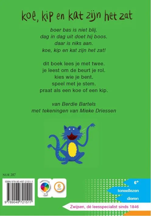 Koe, kip en kat zijn het zat | 9789048721511 Koe, kip en kat zijn het zat - Afbeelding 2