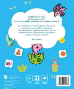 Alternative view of Plak en kleur Dino's