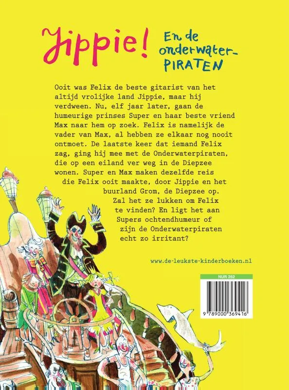 Jippie! En de Onderwaterpiraten | 9789000369416 Jippie! En de Onderwaterpiraten - Afbeelding 2