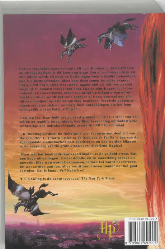 Harry Potter en de orde van de Feniks | 9789061697008 Harry Potter en de orde van de Feniks - Afbeelding 2