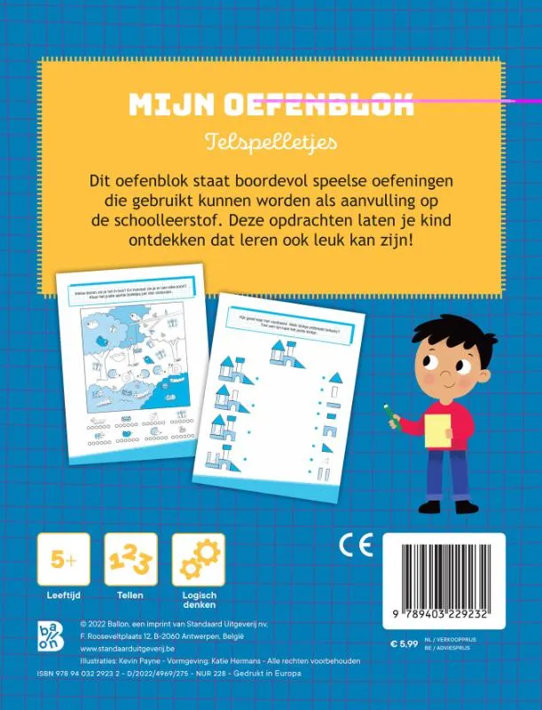 Mijn oefenblok Hoofdrekenen tot 20 1ste leerjaar-groep 3 | 9789403229232 Mijn oefenblok Hoofdrekenen tot 20 1ste leerjaar-groep 3 - Afbeelding 2