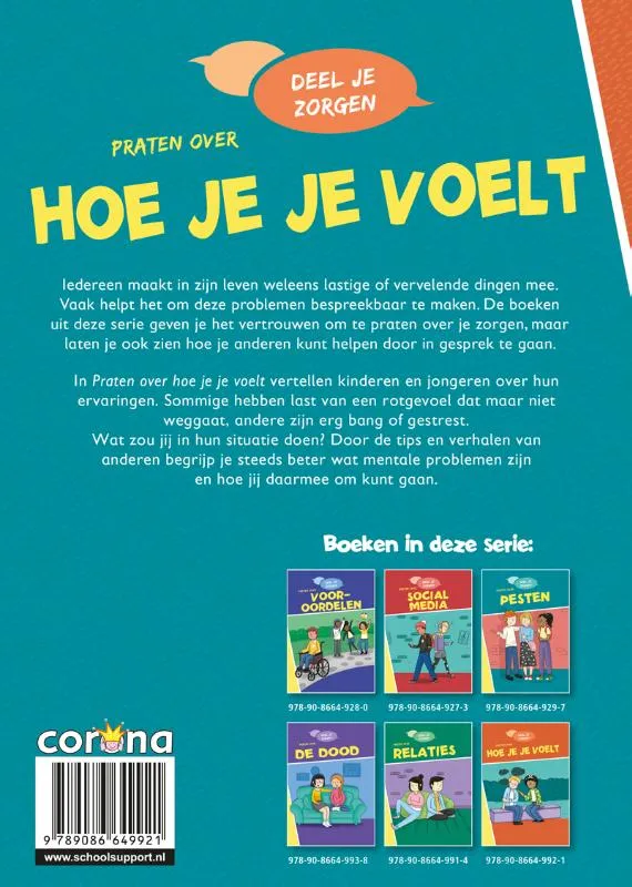 Praten over hoe je je voelt | 9789086649921 Praten over hoe je je voelt - Afbeelding 2