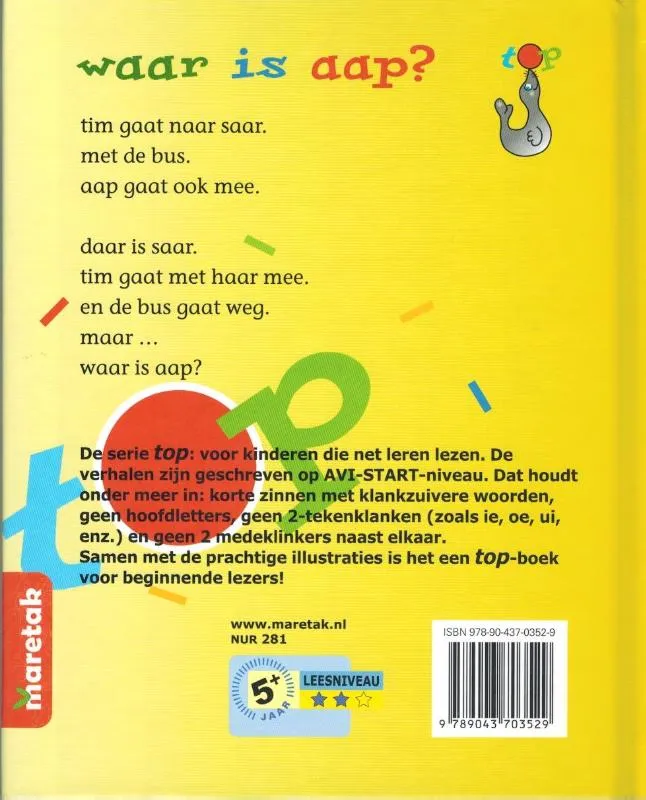 Waar is aap? | 9789043703529 Waar is aap? - Afbeelding 2