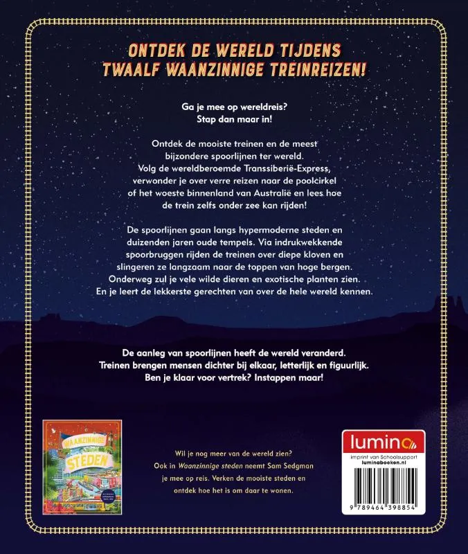 Waanzinnige treinreizen | 9789464398854 Waanzinnige treinreizen - Afbeelding 2