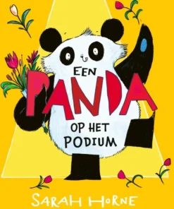 Een panda op het podium