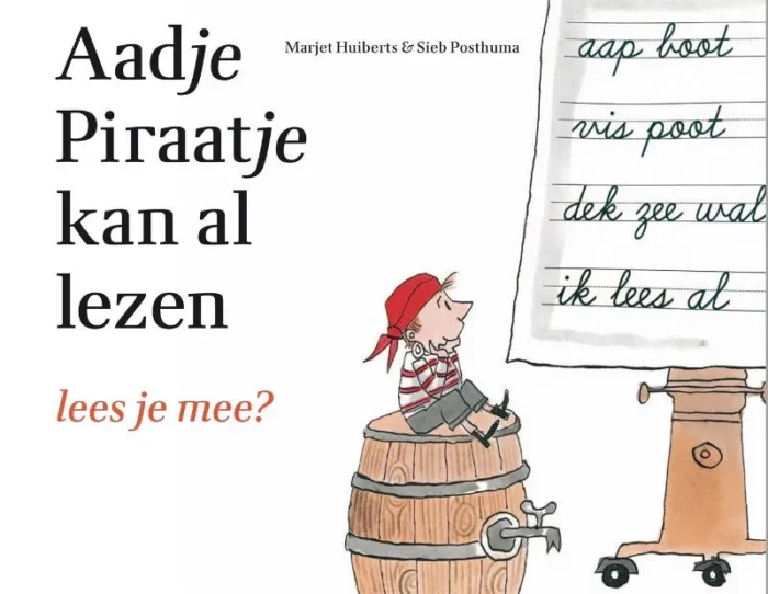 Aadje Piraatje kan al lezen