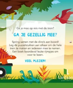 Puzzeltrein Dino's - Afbeelding 2