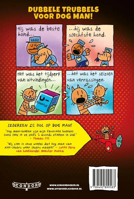 Dog Man en de gekloonde kat | 9789492899583 Dog Man en de gekloonde kat - Afbeelding 2
