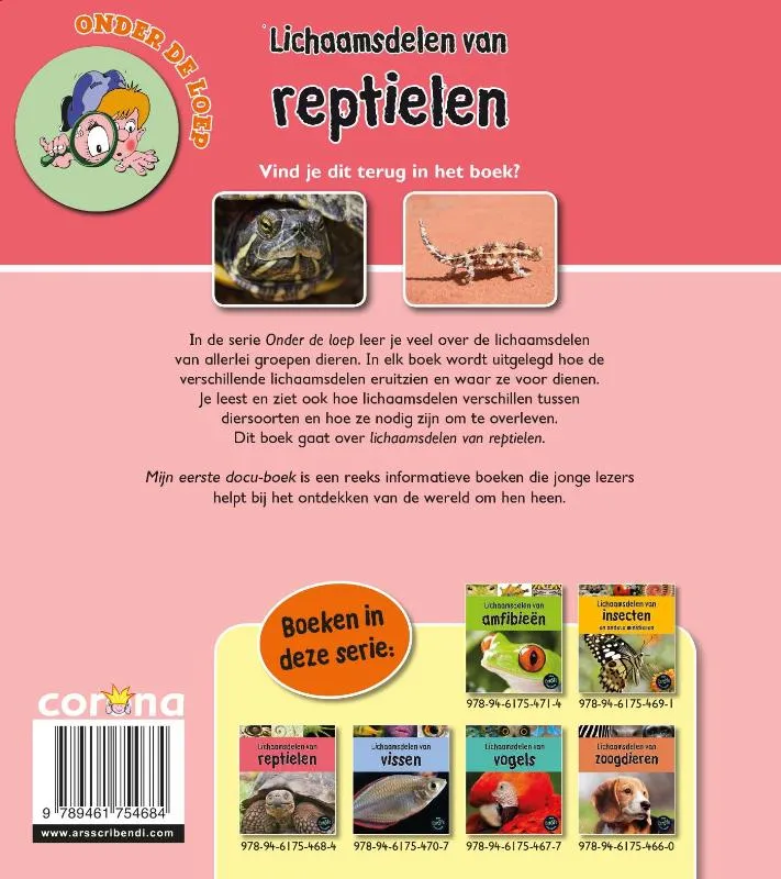 Lichaamsdelen van reptielen | 9789461754684 Lichaamsdelen van reptielen - Afbeelding 2
