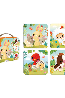 Alternative view of 4 puzzels Boerderij - Janod