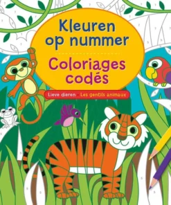 Lieve dieren / Les gentils animaux - Coloriages codés