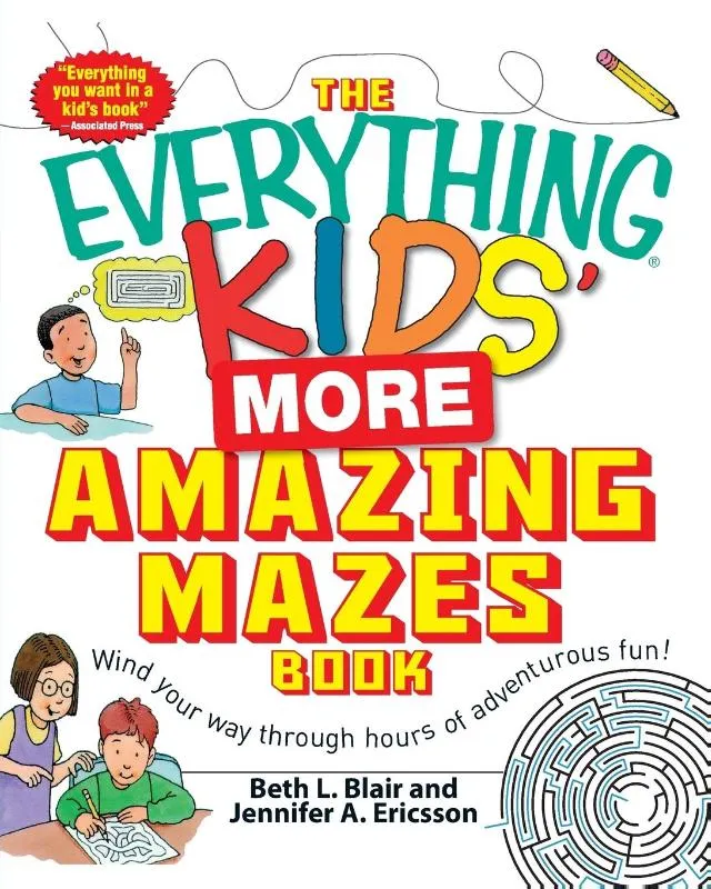 The Everything Kids' More Amazing Mazes Book | 9781440501500 The Everything Kids' More Amazing Mazes Book