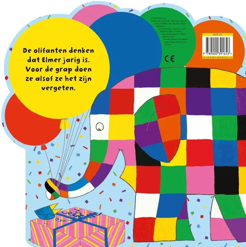 Elmer is jarig | 9789000391653 Elmer is jarig - Afbeelding 2