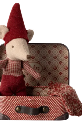 Kerstmuisje; baby in koffertje / Christmas mouse, Baby in suitcase | 5707304139225