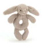 Jellycat Bashful Beige Bunny Ring Rattle. | 670983148886