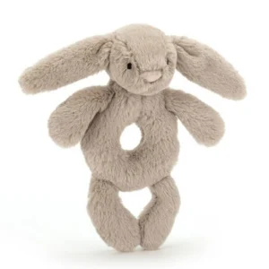 Jellycat Bashful Beige Bunny Ring Rattle.