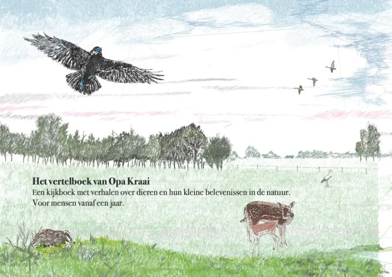 Het Vertelboek van Opa Kraai | 9789090322490 Het Vertelboek van Opa Kraai - Afbeelding 2