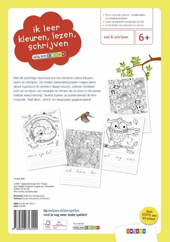 ik leer kleuren, lezen, schrijven | 9789048743124 ik leer kleuren, lezen, schrijven - Afbeelding 2