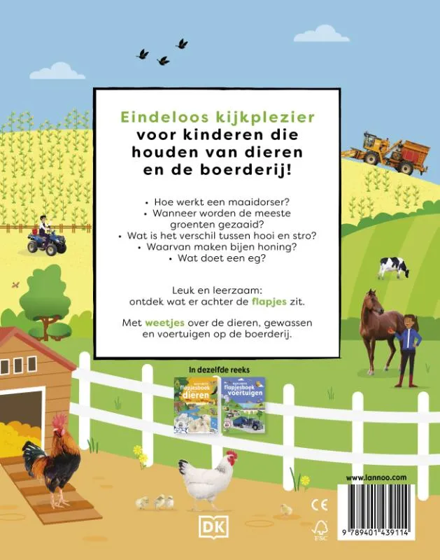 Mijn grote flapjesboek van de boerderij | 9789401439114 Mijn grote flapjesboek van de boerderij - Afbeelding 2