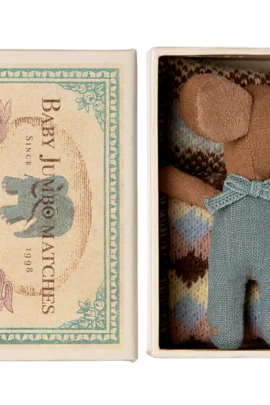 Baby muis in luciferdoosje blauw / Sleepy wakey baby mouse in matchbox blui | 5707304133100 Baby muis in luciferdoosje blauw / Sleepy wakey baby mouse in matchbox blui | 5707304133100