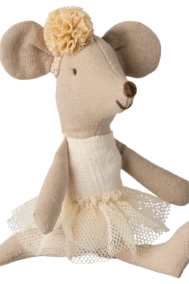 Alternative view of Ballerina muis kleine zus / Ballerina mouse, little sister, off white
