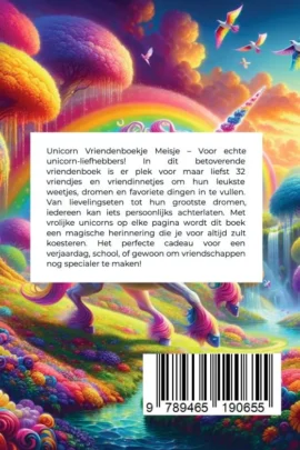 Unicorn Vriendenboekje Meisje | 9789465190655