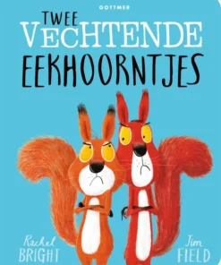 Twee vechtende eekhoorntjes