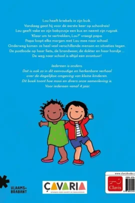 Lou op weg naar school | 9789044829143