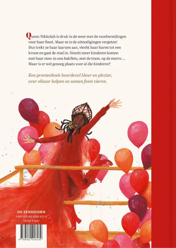 Queen Nikkolah viert feest | 9789462918139 Queen Nikkolah viert feest - Afbeelding 2