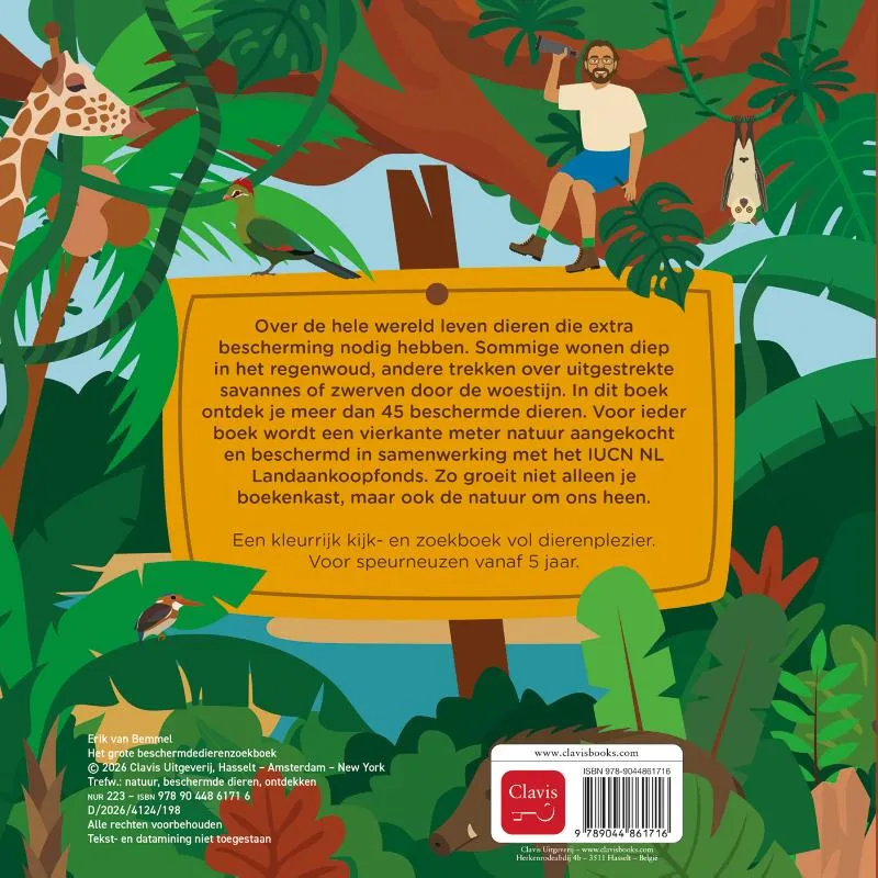 Het grote beschermdedierenzoekboek | 9789044861716 Het grote beschermdedierenzoekboek - Afbeelding 2