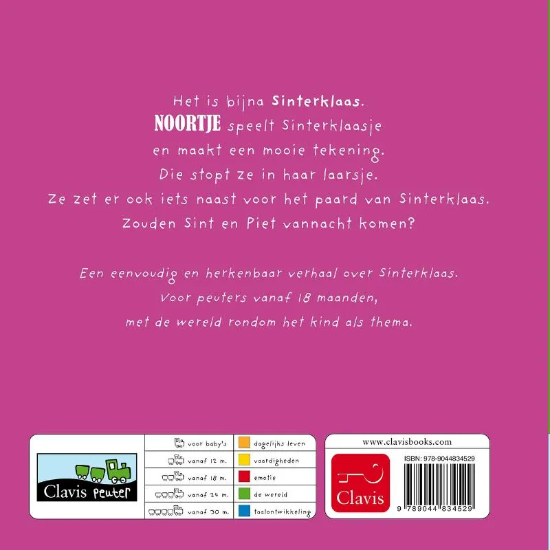 Noortje zet haar schoentje | 9789044834529 Noortje zet haar schoentje - Afbeelding 2
