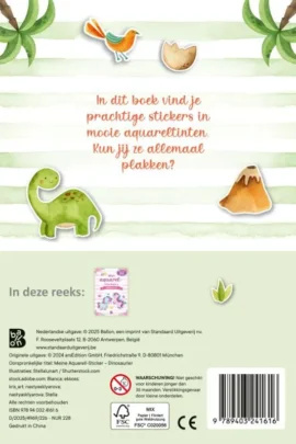 Alternative view of Mijn aquarelstickers dinosauriërs