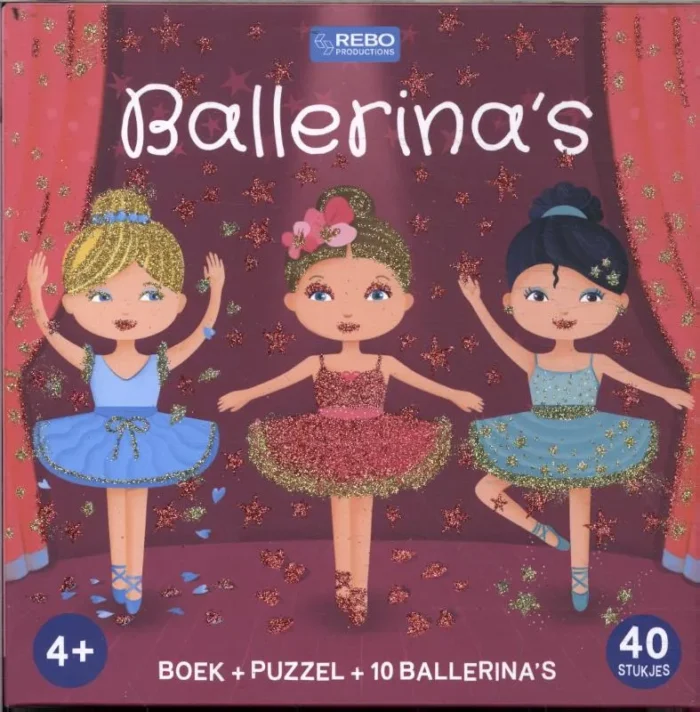 Boek + puzzel + 10 figuren
