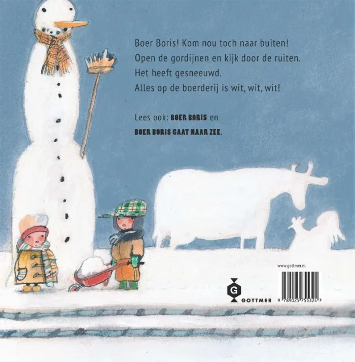 Boer Boris in de sneeuw - Afbeelding 2