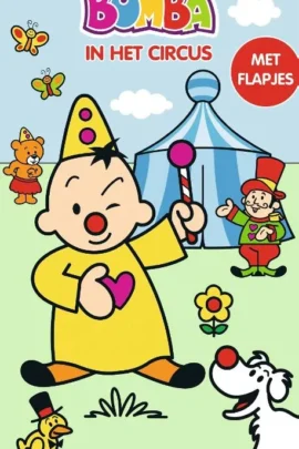 kartonboek met flapjes (lang) - In het circus