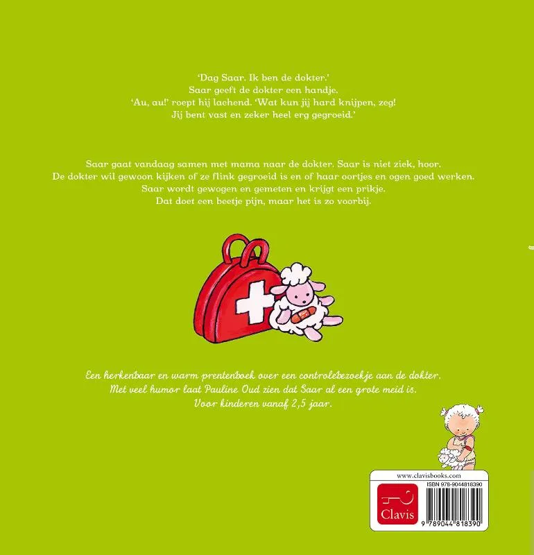 Saar bij de dokter | 9789044818390 Saar bij de dokter - Afbeelding 2