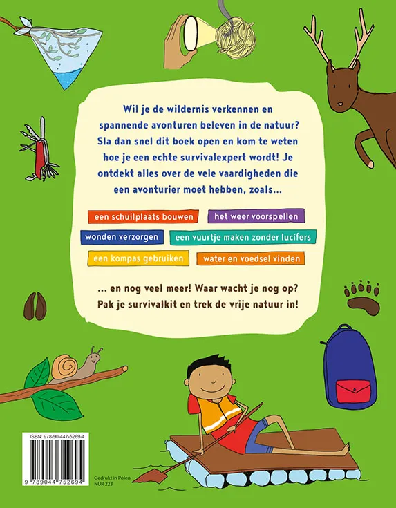 Het grote natuur survival boek voor kinderen | 9789044752694 Het grote natuur survival boek voor kinderen - Afbeelding 2