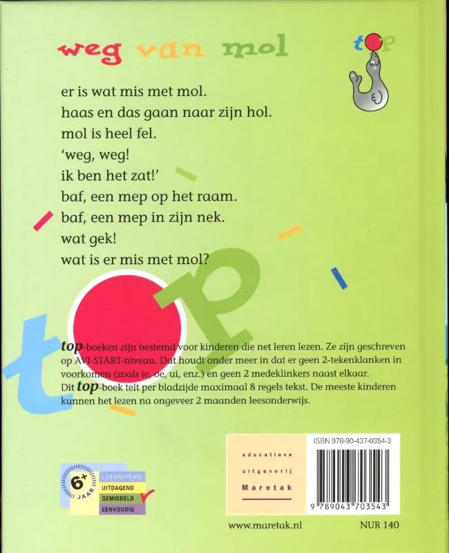 Weg van mol | 9789043703543 Weg van mol - Afbeelding 2