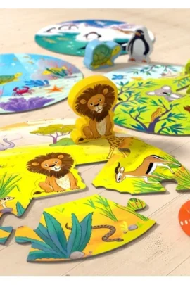 Alternative view of Puzzelspel Waar Wonen Leeuw en Co