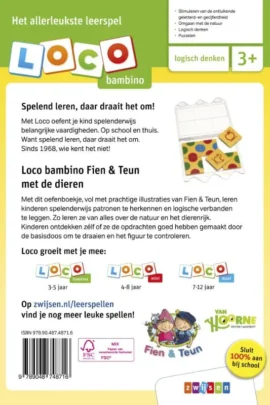 Loco bambino Fien & Teun met de dieren | 9789048748716