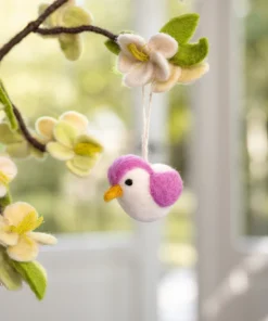 Hanger Vogeltje Roze