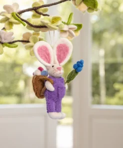 Hanger Haas met Mand Lila