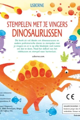 Alternative view of Stempelen met je vingers Dinosaurussen