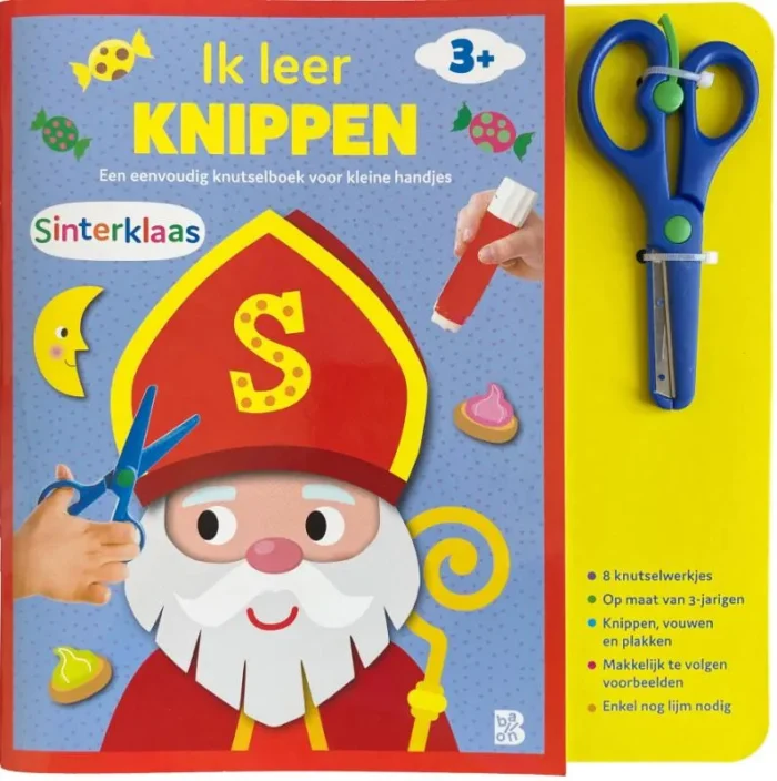 Kiekeboeboek met spiegeltje Sinterklaas