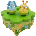 Muziekdoosje dansende olifant / giraffe | 8719348000499