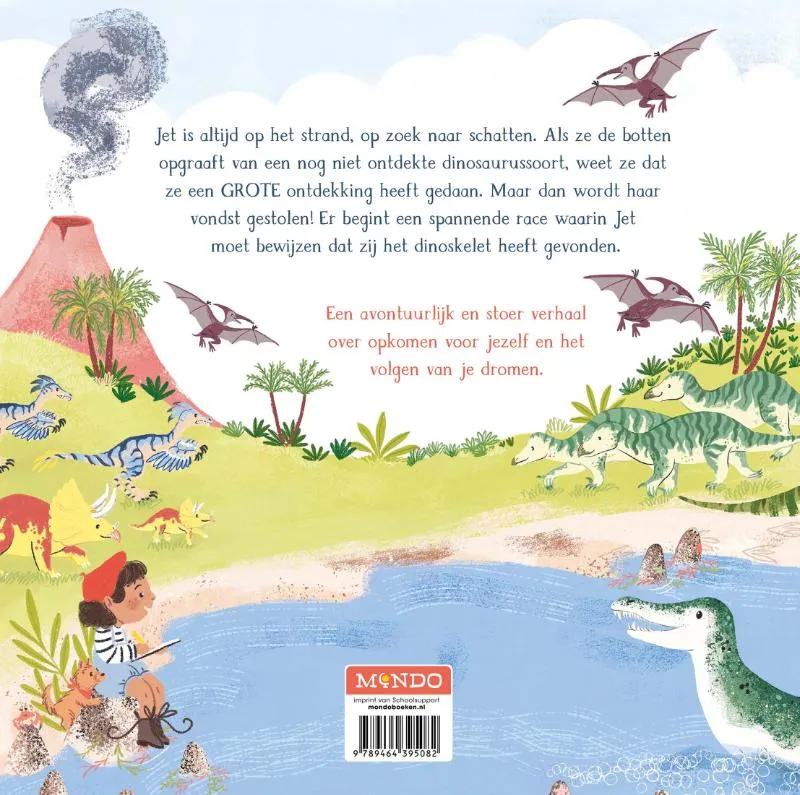 Jet en het dinoskelet | 9789464395082 Jet en het dinoskelet - Afbeelding 2