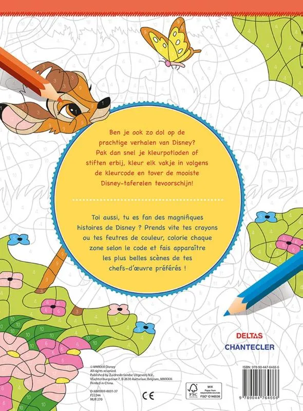 Coloriages codés | 9789044764666 Coloriages codés - Afbeelding 2