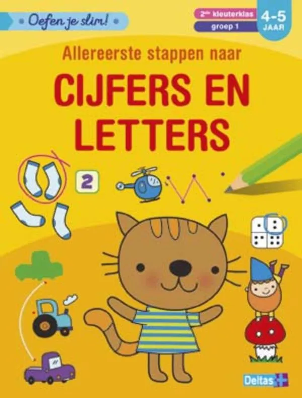 Allereerste stappen naar cijfers en letters (4-5 j.) | 9789044746112 Allereerste stappen naar cijfers en letters (4-5 j.)