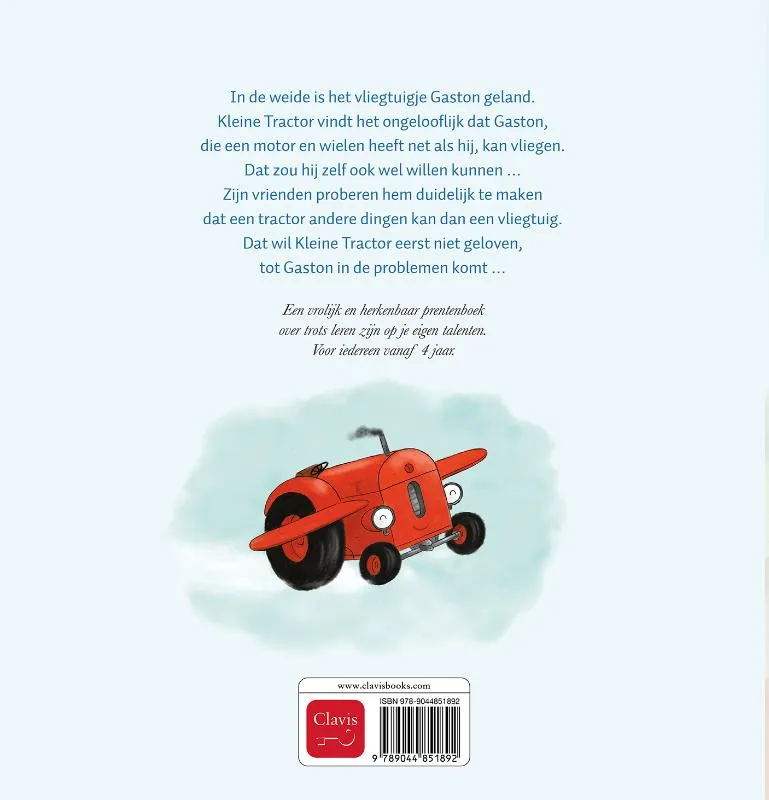 Kleine tractor wil vliegen | 9789044851892 Kleine tractor wil vliegen - Afbeelding 2
