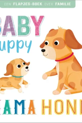 Baby puppy, mama hond